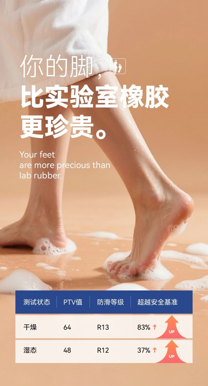 防滑添一證！德國萊茵TüV認(rèn)證 x 萬磊微水泥